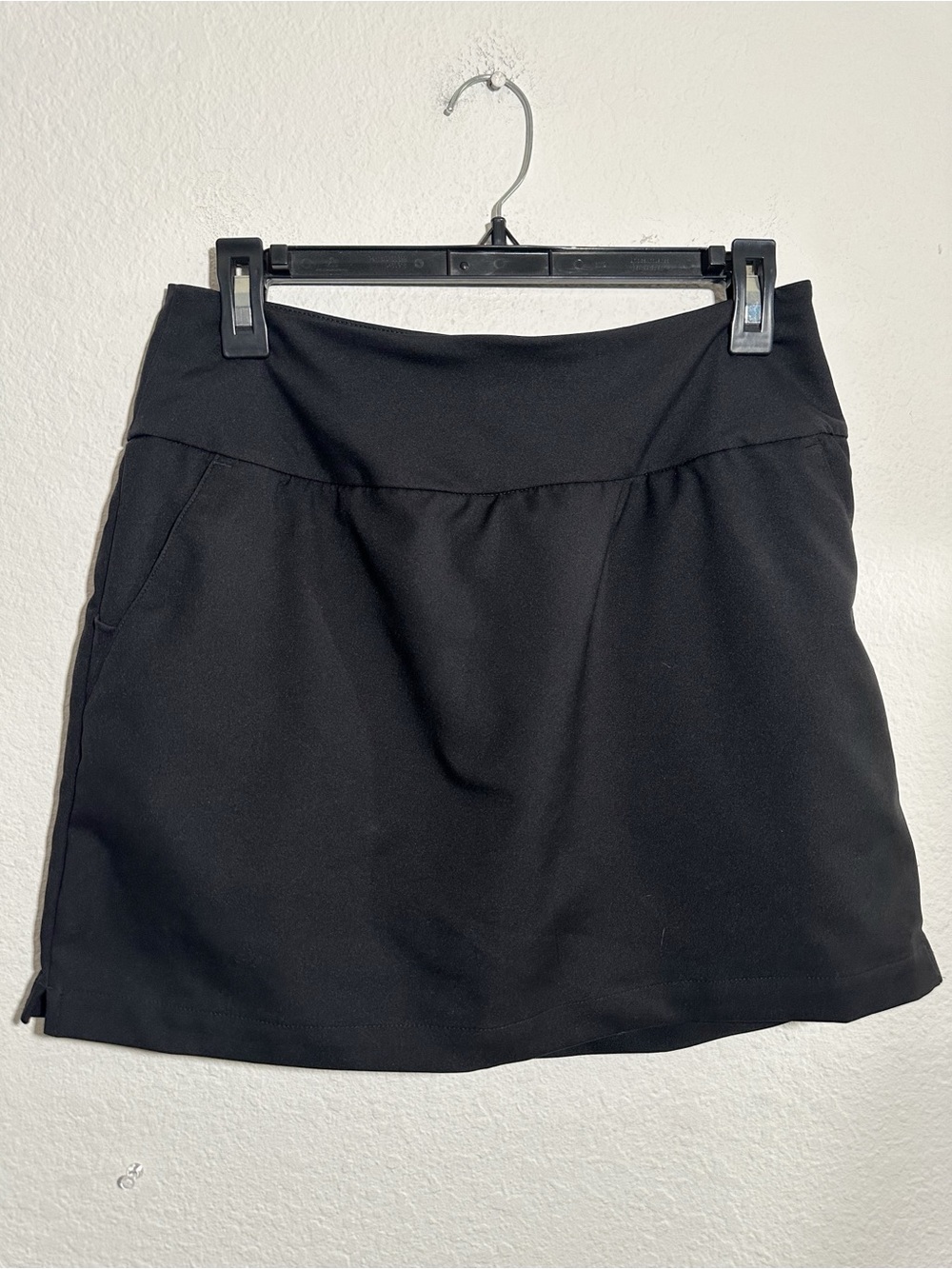 New Adidas Black Tennis Skirt Skort Size Small Athletic Athleisure